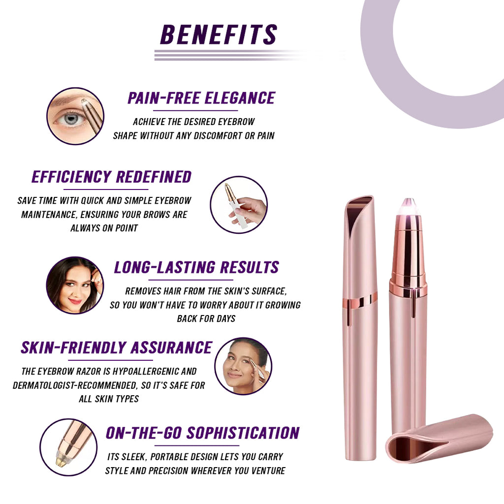 Rechargeable Eyebrow Hair Remover – A'hari Style